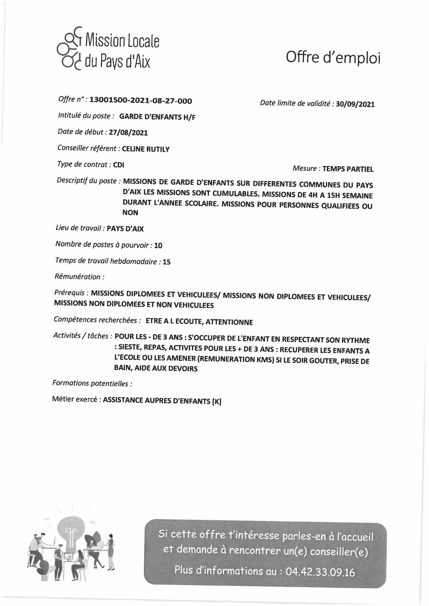 Offres d'emploi Fuveau Offres d'emploi Fuveau