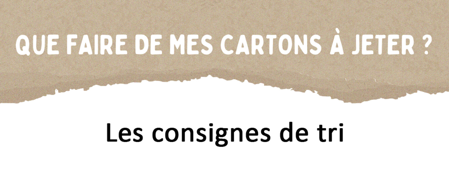 Comment jeter ses cartons ? Fuveau